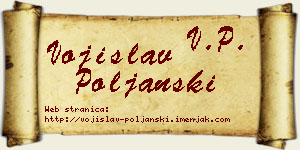 Vojislav Poljanski vizit kartica